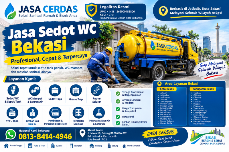 Jasa Sedot Wc Bekasi