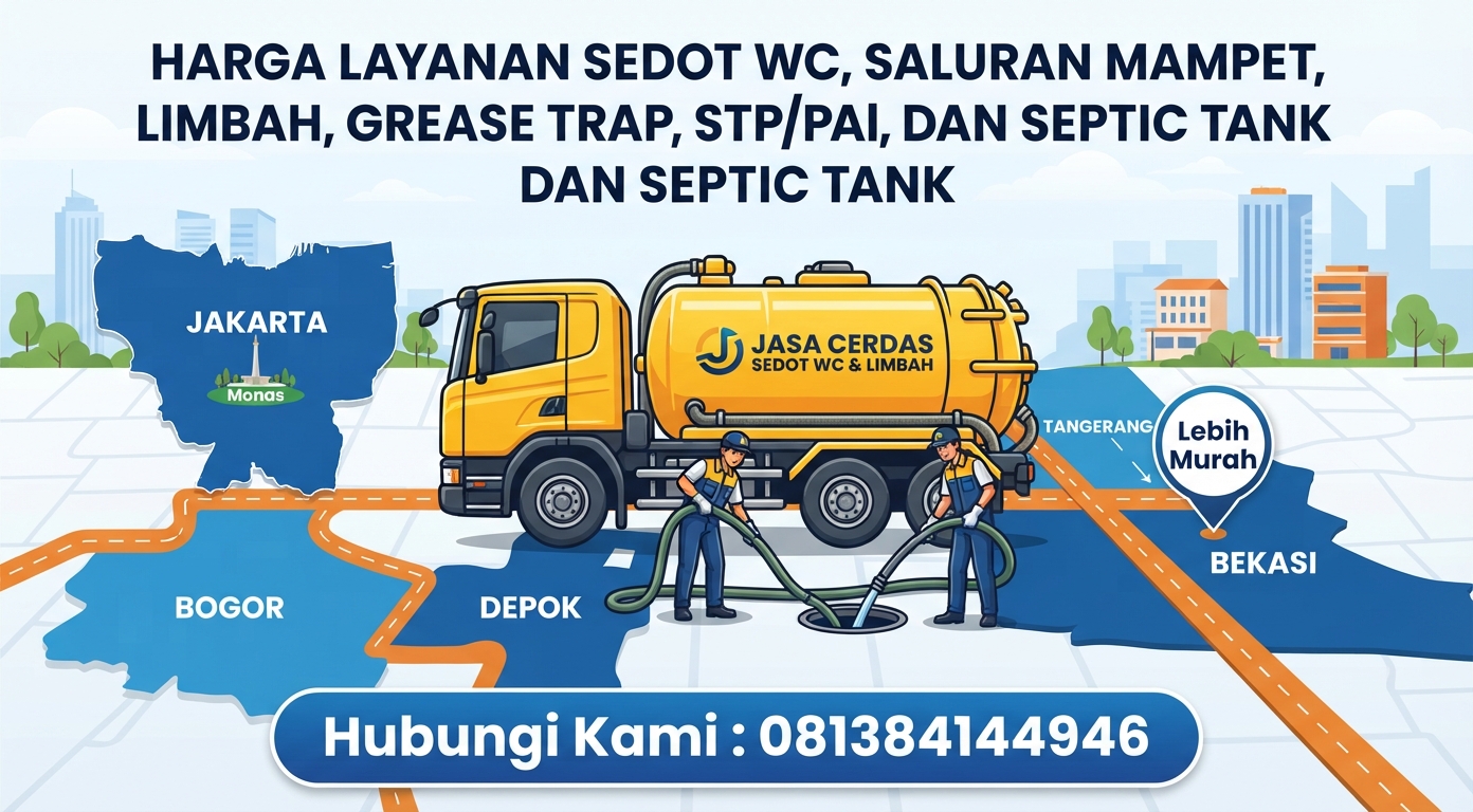 Dokumentasi Harga Operasional Pengurasan dan Pelancaran Sanitasi JASA CERDAS