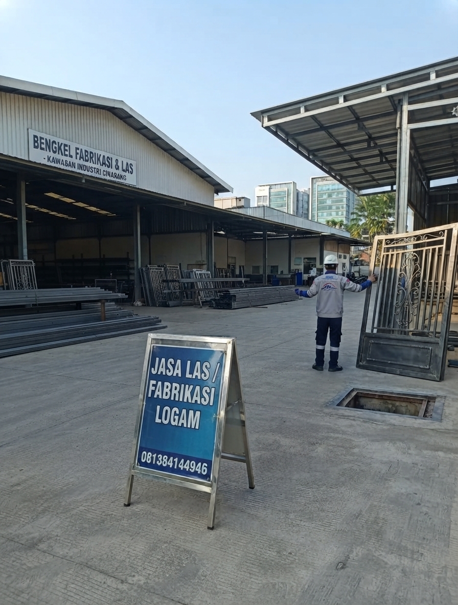 Jasa Las dan Fabrikasi Logam Custom
