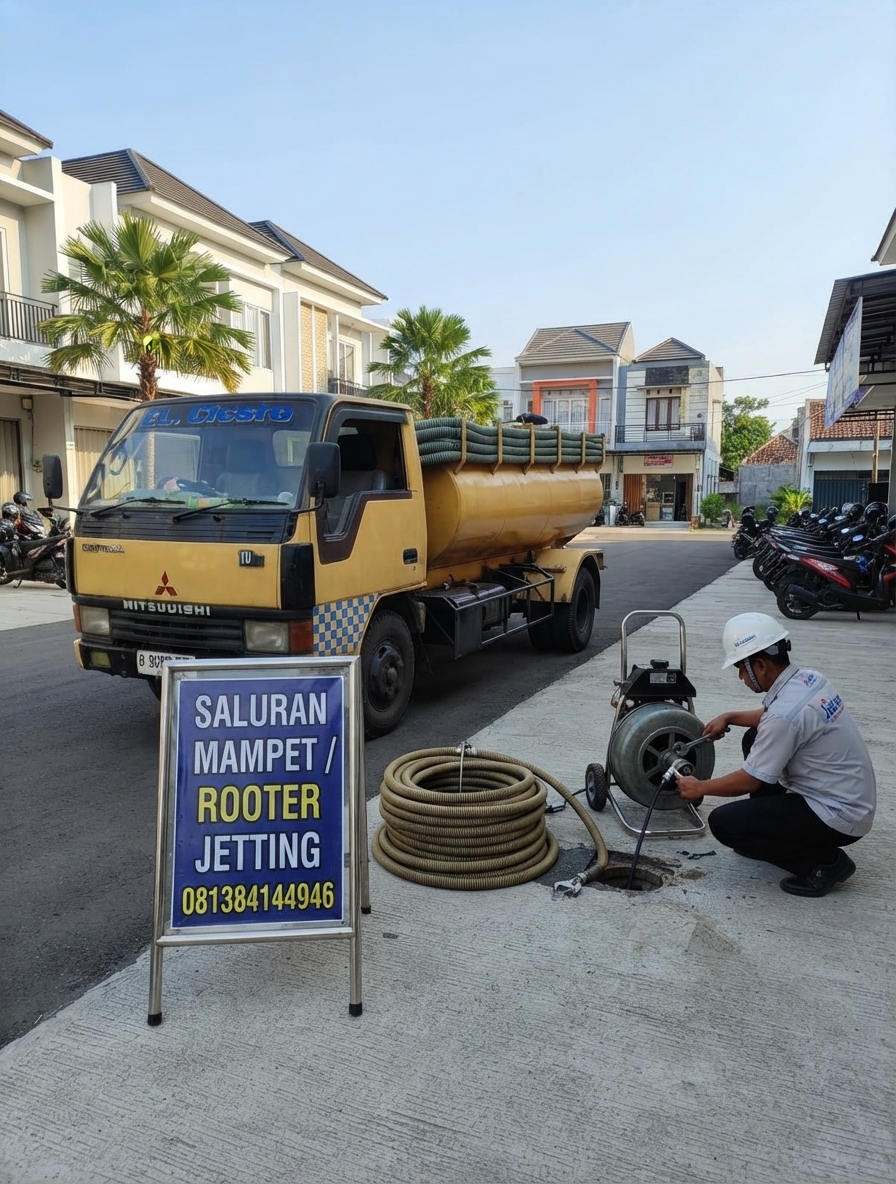 SALURAN MAMPET / ROOTER / JETTING